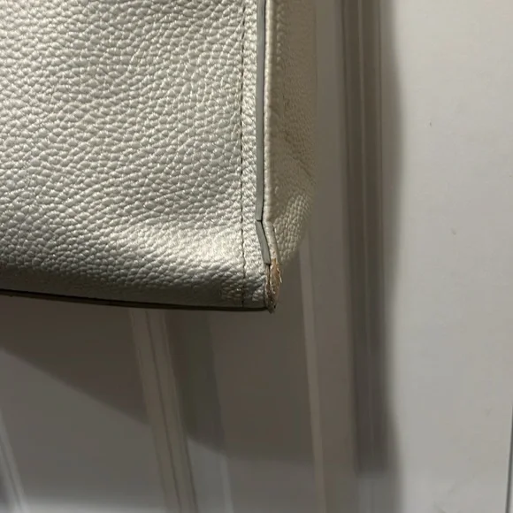 Bebe Natalie Satchel Purse silver and golds accents. - Picture 9 of 11